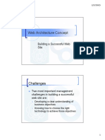 Web Architecture Concept: Challenges