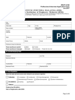 IEM PI A100 - Application Form