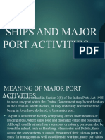 Ships and Major Port Activities