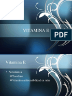  Vitamina E - BIOQUIMICA