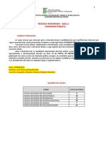 Técnico Integrado - 2022.2 Chamada Pública: Campus Fortaleza