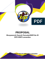 Proposal: Musyawarah Daerah Pemuda/KNPI Ke-IV DPD KNPI Lamandau