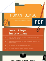 Human Bingo: Getting To Know Each Other