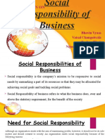 Social Responsibility of Business Presentation