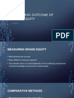 Measuring Outcome of Brand Equity