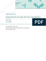 Sandwich ELISA Kit For Dysferlin: ABIN6955479