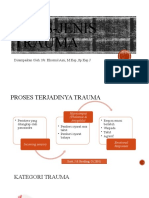 Jenis-Jenis Trauma: Disampaikan Oleh: Ns. Khusnul Aini, M.Kep.,Sp - Kep.J