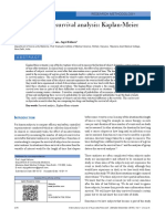 Kaplan-Meier Survival Analysis