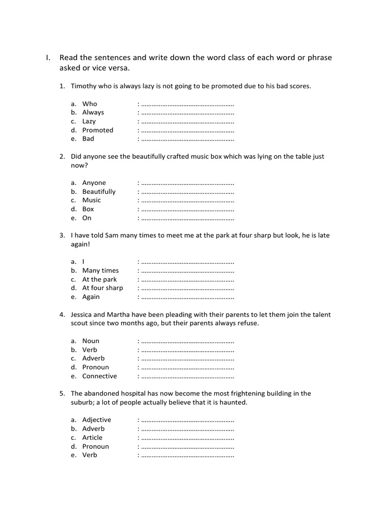 Quiz Mix | PDF | Adverb | Verb