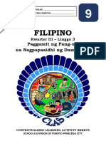 Filipino: Paggamit NG Pang-Uri Na Nagpapasidhi NG Damdamin