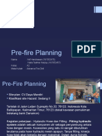 Contoh Materi Pre-Fire Planning