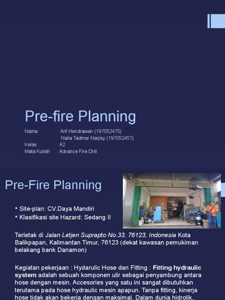 Contoh Materi PreFire Planning PDF