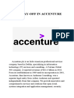 Mass Lay-Off in Accenture