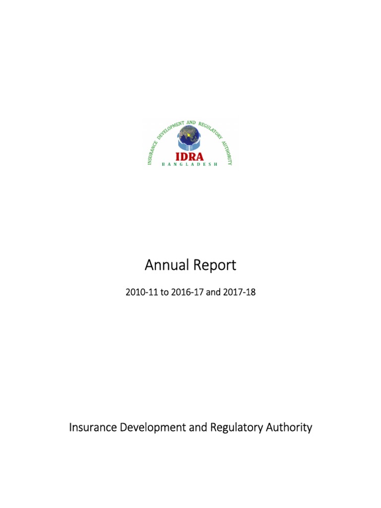Insurance Annual Report PDF Insurance Economic Growth