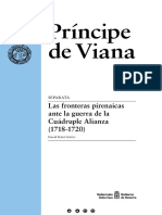 Las Fronteras Pirenaicas Ante La Guerra de La Cuádruple Alianza (1718-1720), D. Ferré, Separata Príncipe de Viana 272 Septiembre-Diciembre 2018