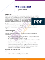 Ipc Sections List Upsc Notes 71