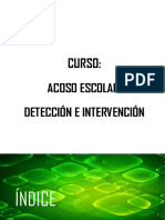 Acoso Escolar: Detección E Intervención: Curso