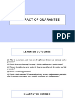 Contract of Guarantee