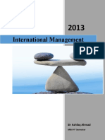 International Management 4th Semester