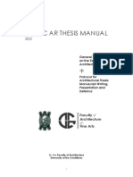 Uc Ar Thesis Manual 2022