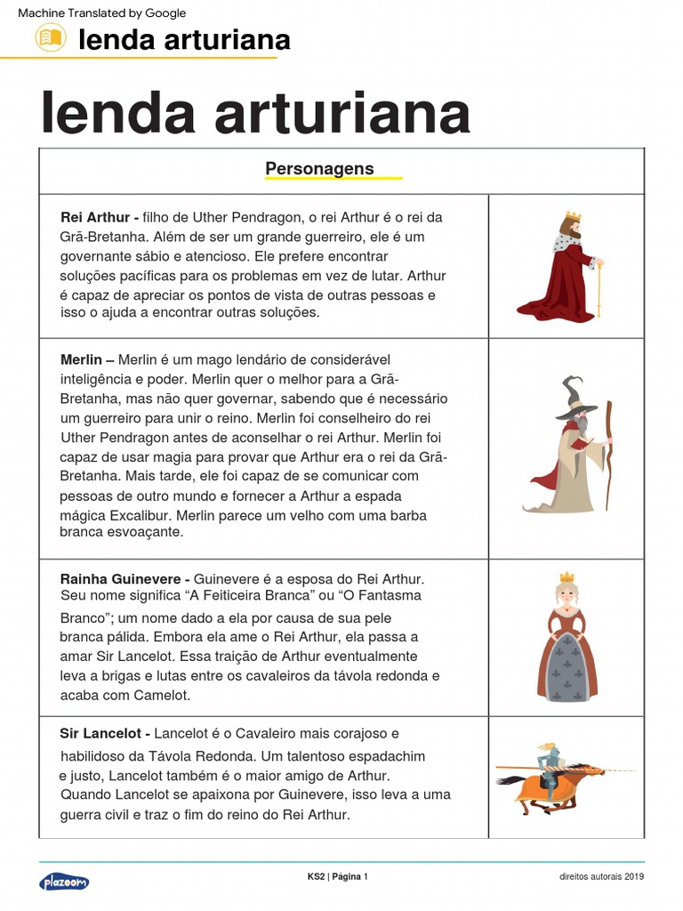 KS2 Arthurian Legend Writing Toolkit Mythsand Legends PDF Rei