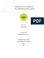 Analisis Geologi Lingkungan Peta Topografi dan Geologi