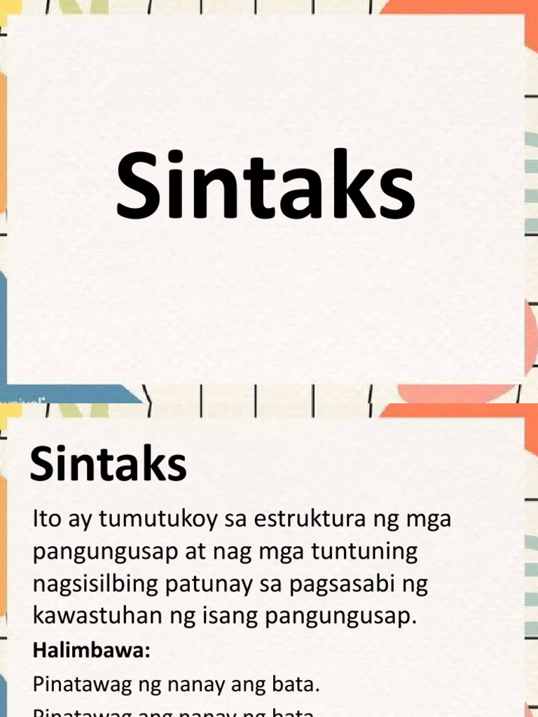 Sintaks | PDF