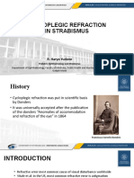 Cycloplegic Refraction in Strabismus: R. Haryo Yudono