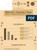 Motor AC 1 Fasa Dan 3 Fasa: Dosen: R. Akbar Nur Apriyanto S.TR.T., M.TR.T