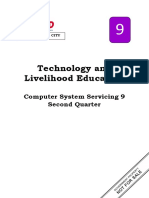 Technology and Livelihood Education: Computer System Servicing 9 Second Quarter
