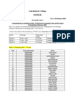 Lakshmibai College Notice