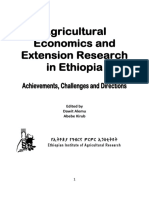 Agricultural Economics and Extension Research in Ethiopia: Achievements, Challenges and Directions