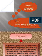 Materi 9 Berpidato