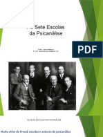 As Sete Escolas Da Psicanálise: Profa: Samira Mahmud