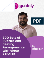 500 Sets of Puzzles and Seating Arrangements With Video Solution