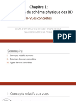 Chap 1 Optimisation Schema Interne BD - III Vues Materialisees