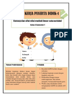 Lembar Kerja Peserta Didik-1: Konsep Dan Sifat Nilai Mutlak Linear Satu Variabel