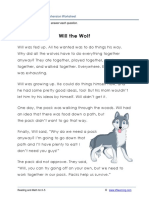 Will The Wolf: Grade 3 Reading Comprehension Worksheet