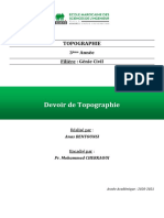 Devoir de Topographie