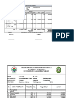 Rekapitulasi Anggaran Biaya: NO Uraian Kegiatan Biaya (RP) Jumlah (RP) Bahan Bobot Peralatan Bobot Upah Bobot