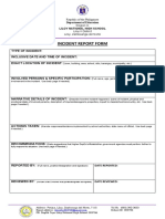 INCIDENT REPORT FORM - Liloy-Nhs
