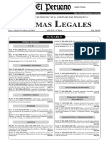 Normas legales del Diario Oficial Peruano