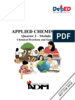 Applied Chemistry: Quarter 2 - Module 1