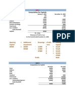 Capital computations and financial statements