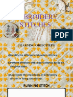 Embroidery Stitches