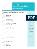 Transforming Tabata Leg Workout