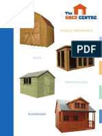 Storage Sheds and Kennels Specifications