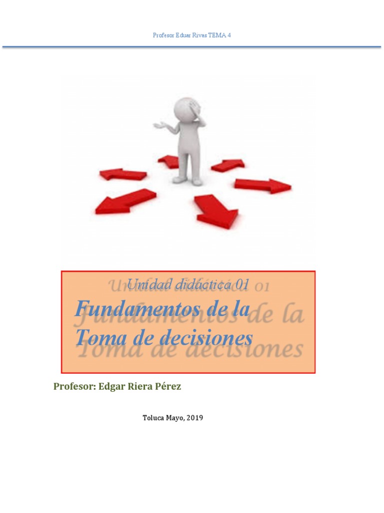 Fundamentos de la Toma de Decisiones Gerencial | PDF | Toma de ...