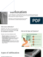 Subluxation