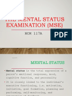 The Mental Status Examination MSE Resource 1